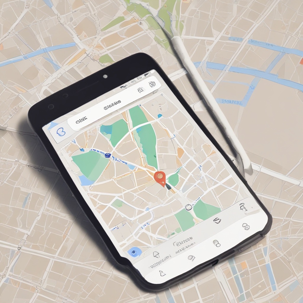A placeholder for Google Maps location service