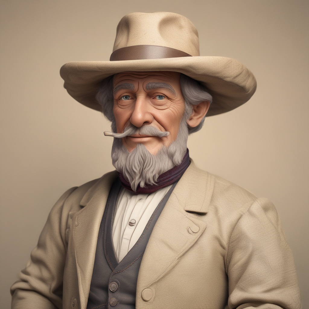 Animated talking historical figure
